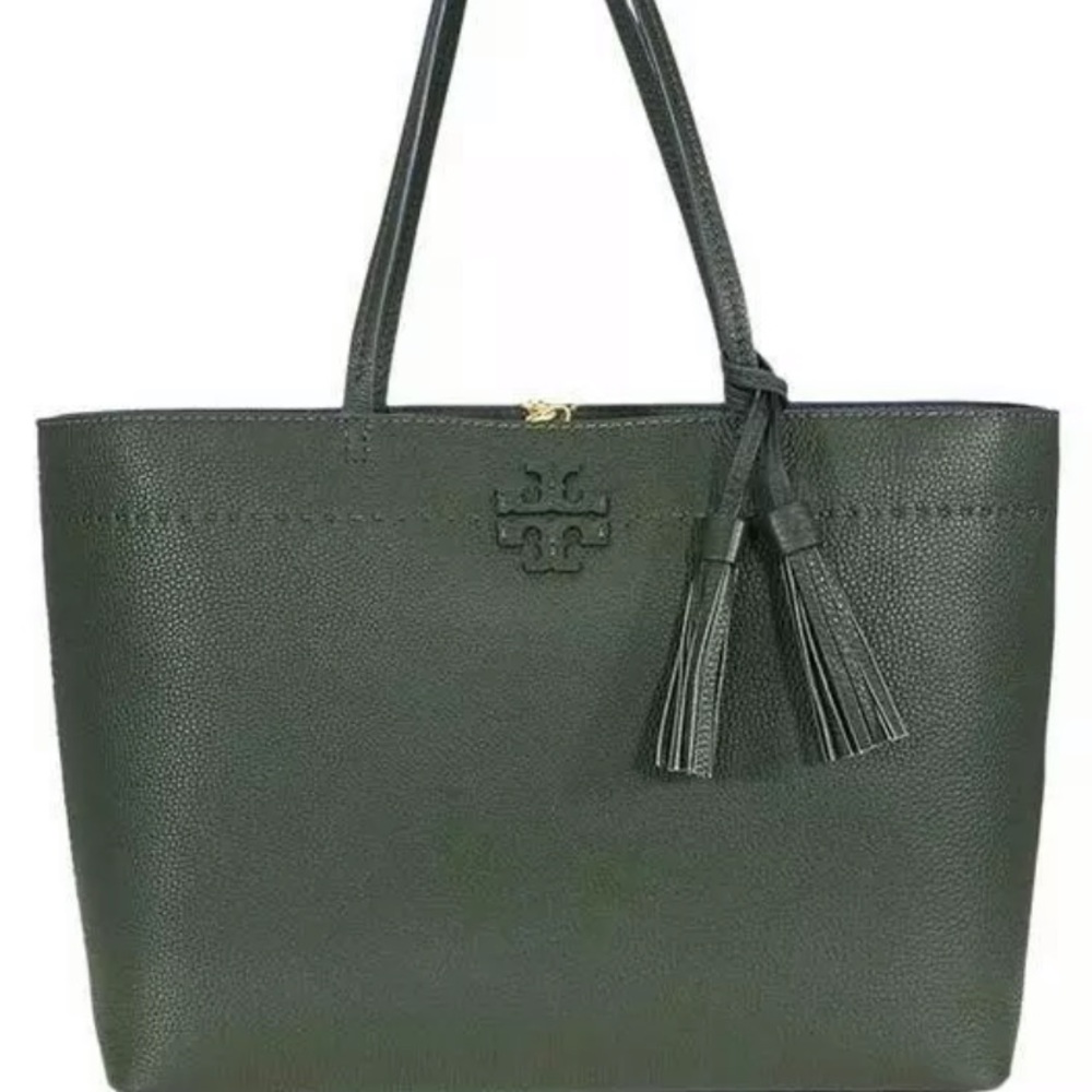 Tory Burch McGraw Tote - Hunter Green